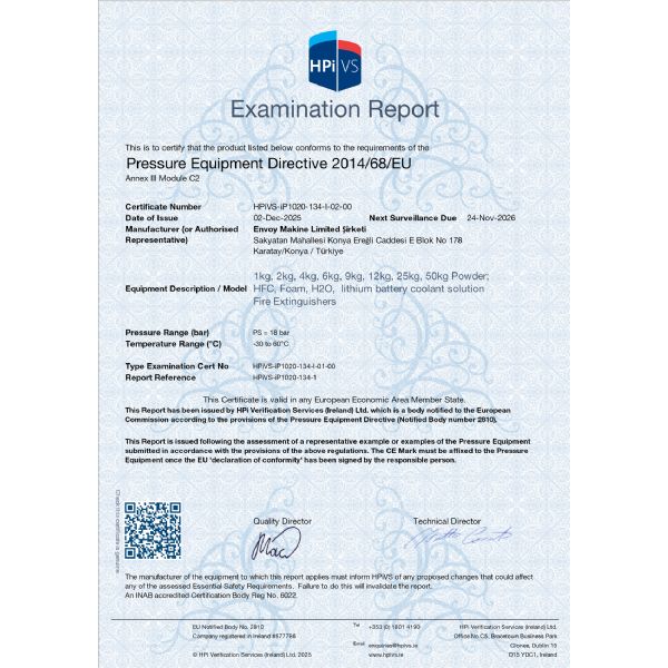 HPI-Pressure Equipment Directive 2014/68/EU